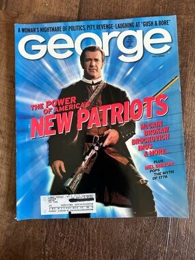 George Magazine July 2000 Mel Gibson The Patriot